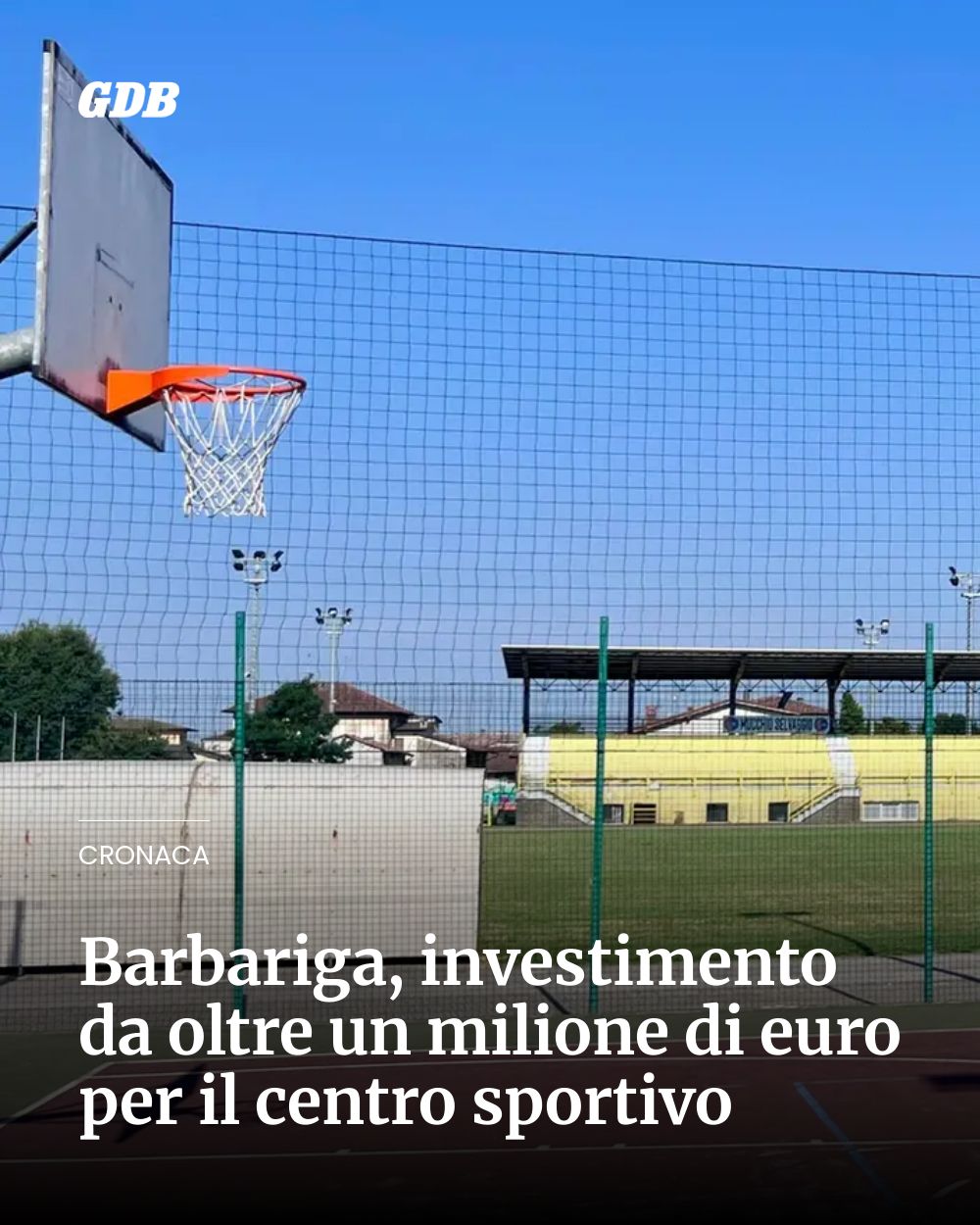 Post Instagram @giornaledibrescia: Barbariga, investimento da oltre un milione di euro per il centro sportivo...