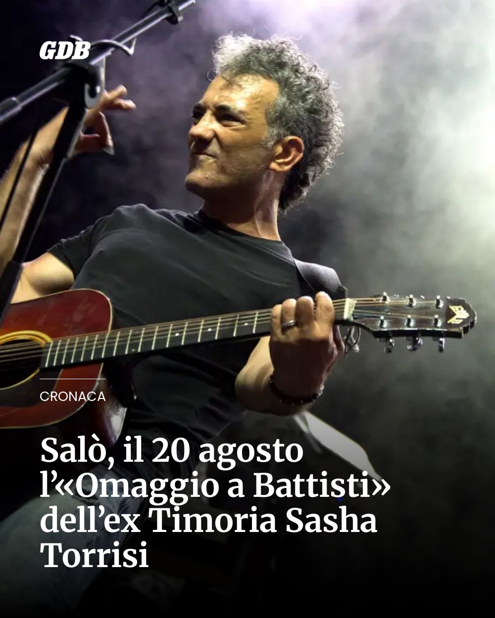Post Instagram @giornaledibrescia: Salò, il 20 agosto l’«Omaggio a Battisti» dell’ex Timoria Sasha Torrisi...
