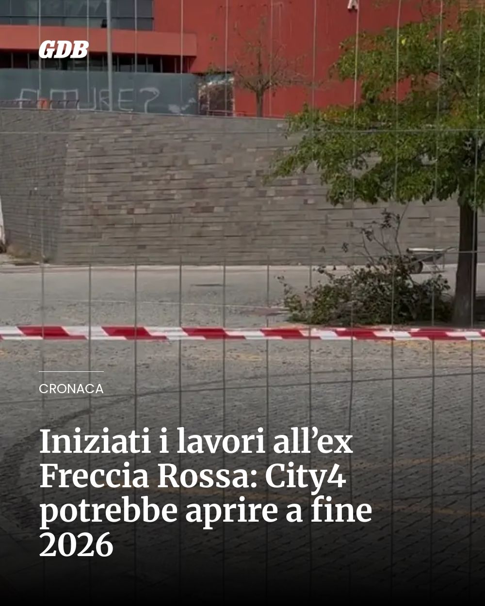 Post Instagram @giornaledibrescia: Iniziati i lavori all’ex Freccia Rossa: City4 potrebbe aprire a fine 2026...