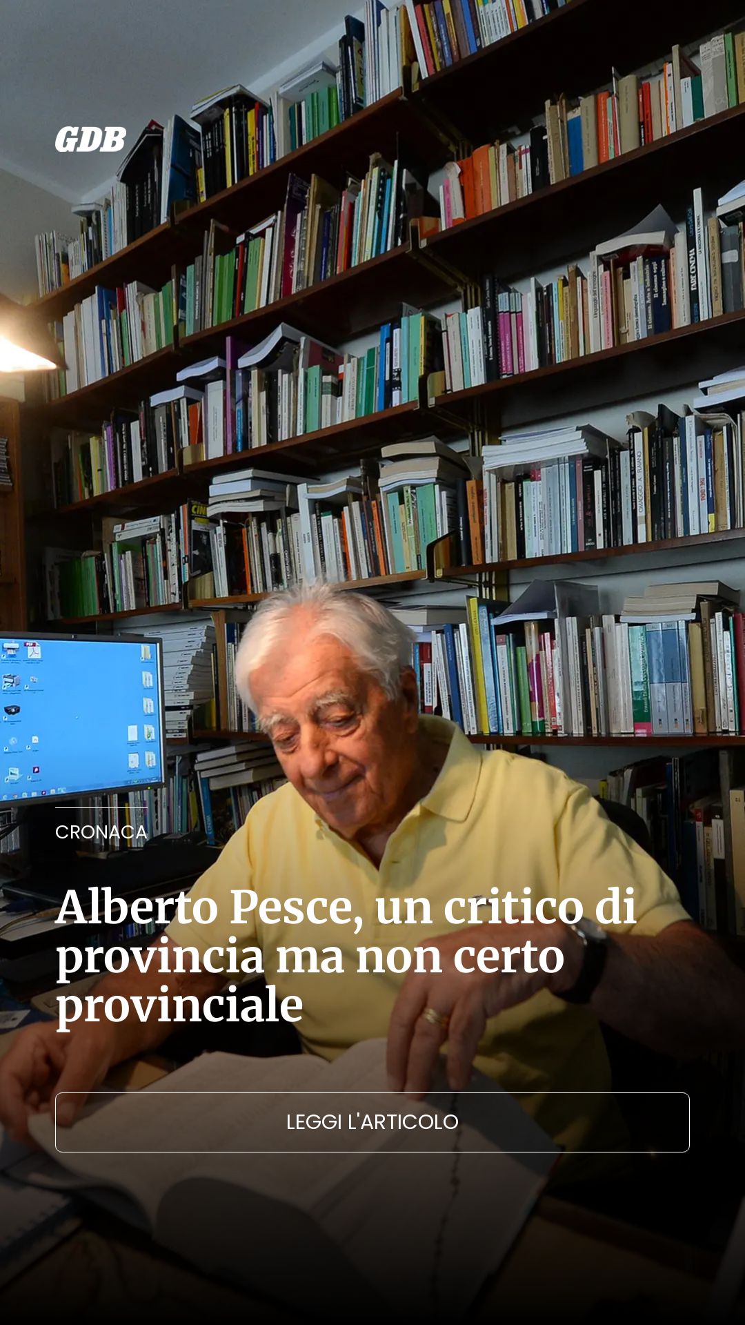 Alberto Pesce, un critico di provincia ma non certo provinciale...