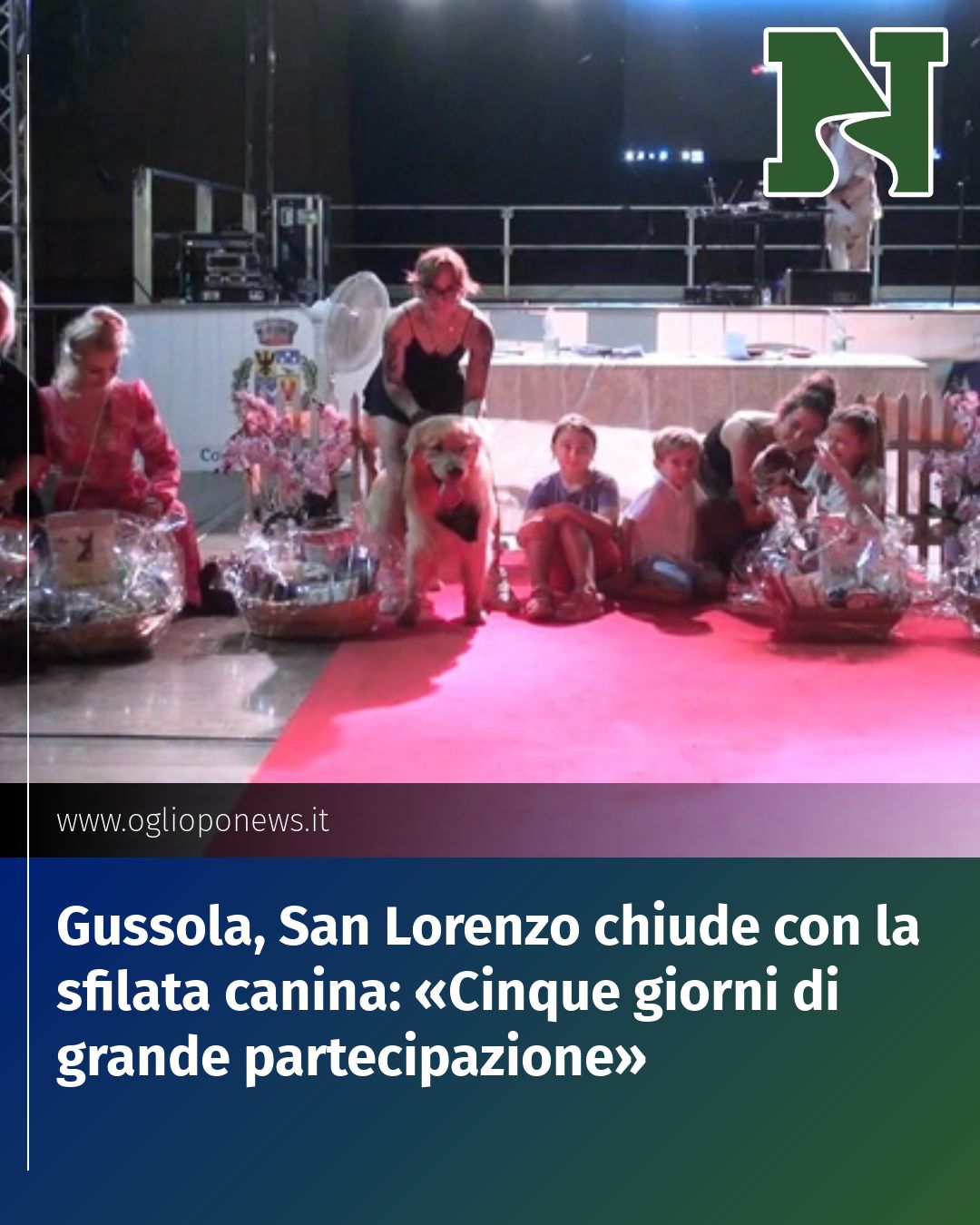 Gussola, San Lorenzo chiude con la sfilata canina: «Cinque giorni di grande partecipazione»...