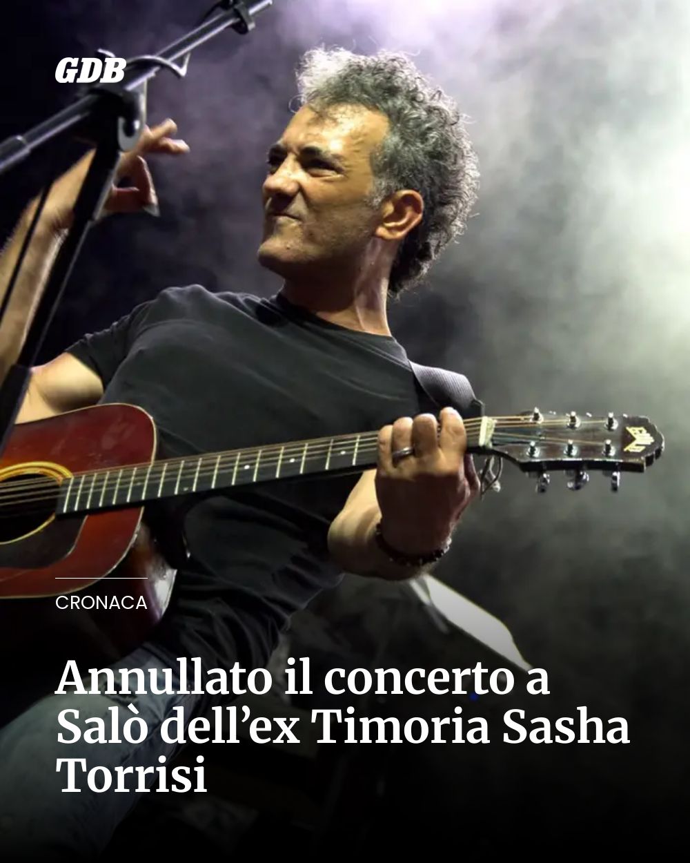Post Instagram @giornaledibrescia: Annullato il concerto a Salò dell’ex Timoria Sasha Torrisi...