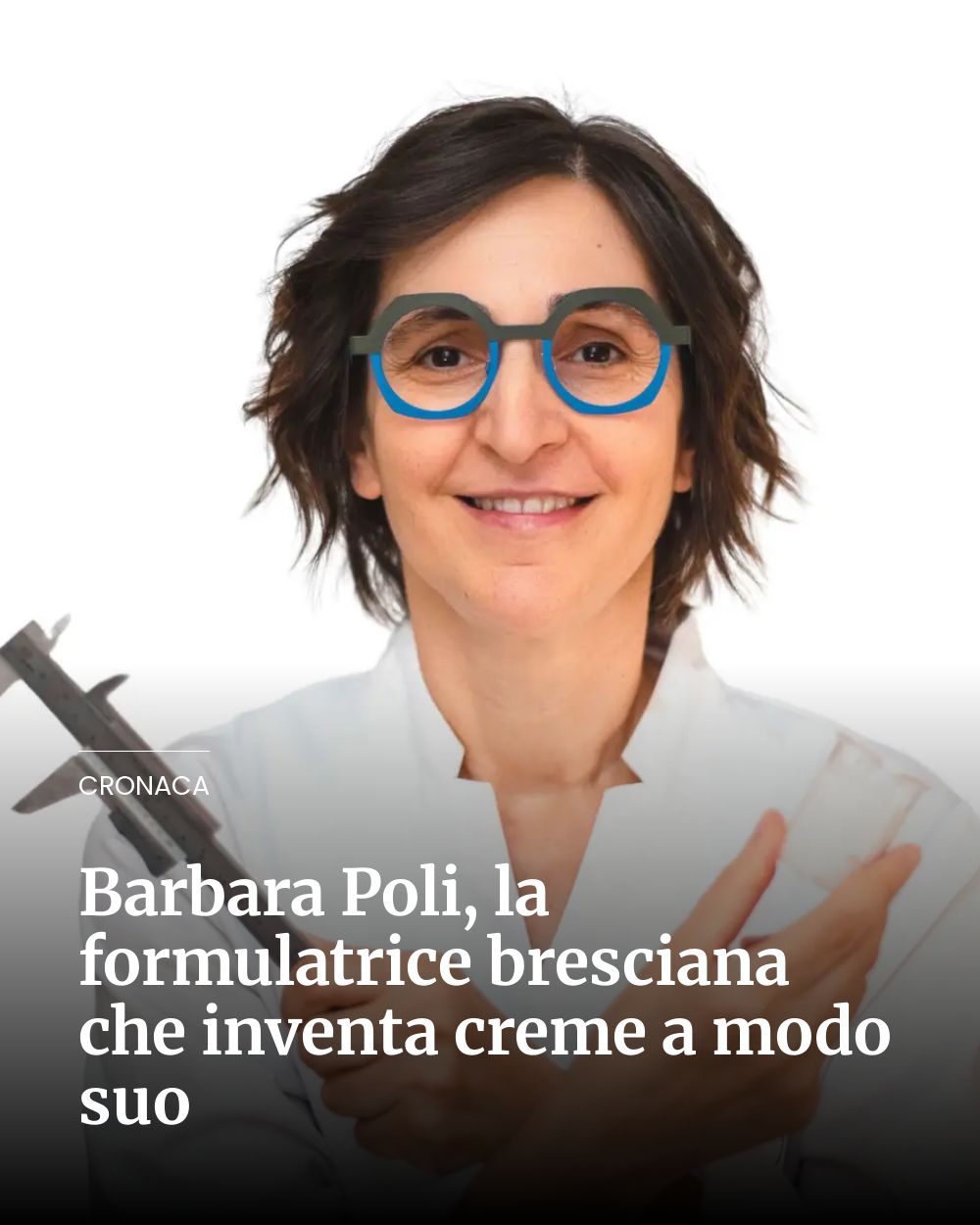 Post Instagram @giornaledibrescia: Barbara Poli, la formulatrice bresciana che inventa creme a modo suo...
