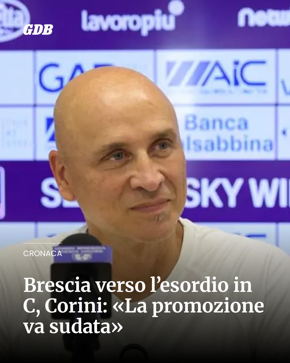 Post Instagram @giornaledibrescia: Brescia verso l’esordio in C, Corini: «La promozione va sudata»...