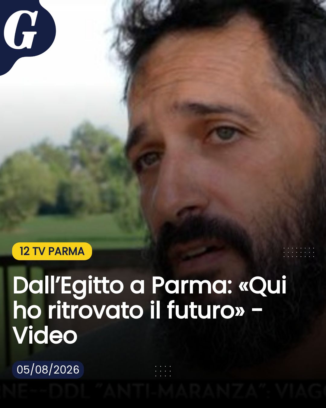 Dall’Egitto a Parma: «Qui ho ritrovato il futuro» - Video...