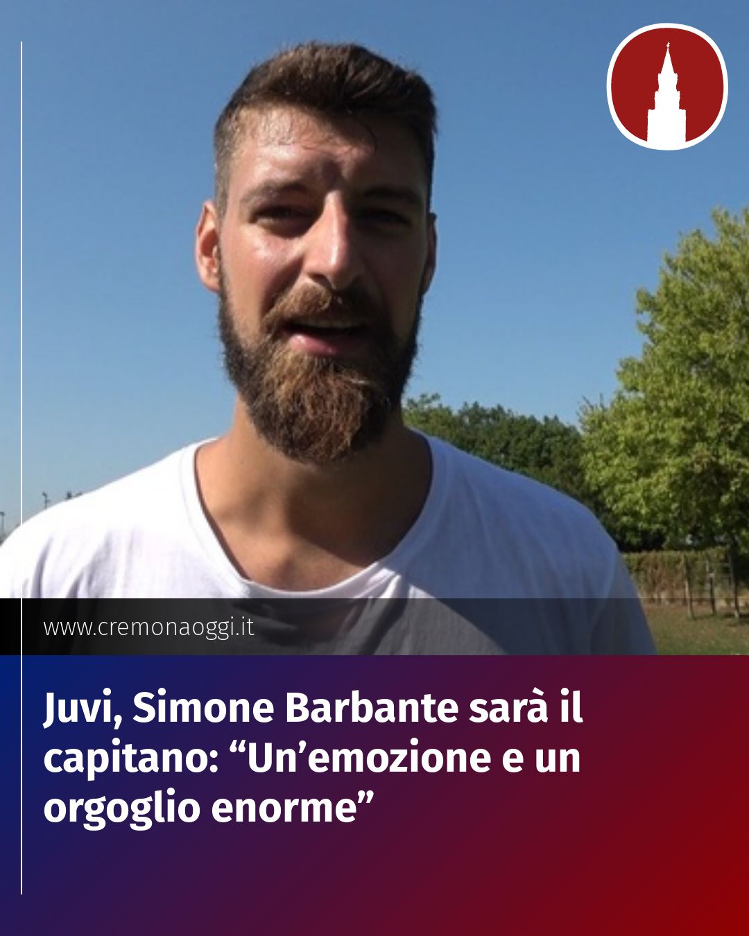 Post Instagram @Cremona_Oggi: Juvi, Simone Barbante sarà il capitano: “Un’emozione e un orgoglio enorme”...