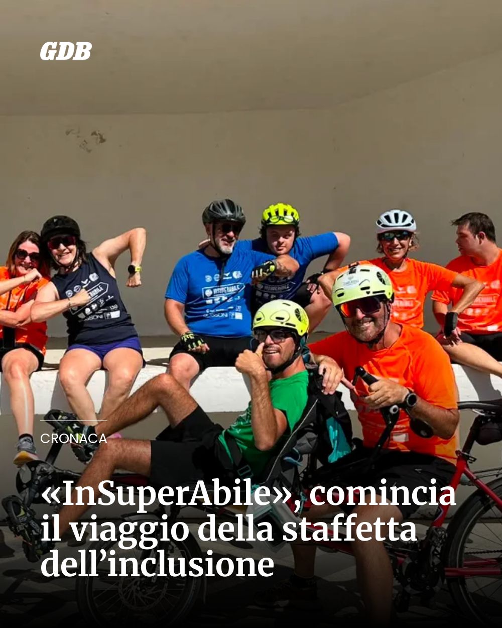 Post Instagram @giornaledibrescia: «InSuperAbile», comincia il viaggio della staffetta dell’inclusione...