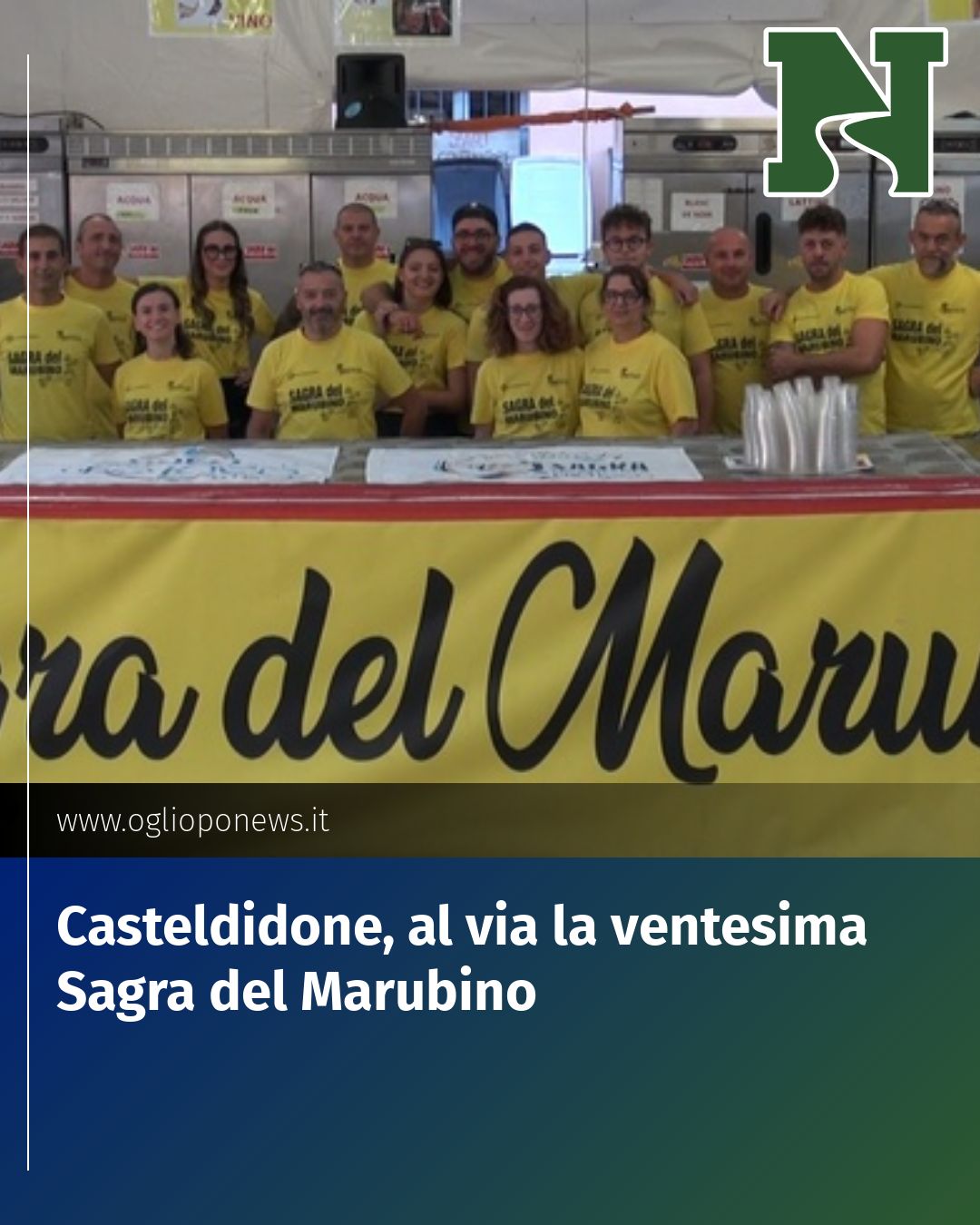 Post Instagram @redazione@oglioponews.it: Casteldidone, al via la ventesima Sagra del Marubino...