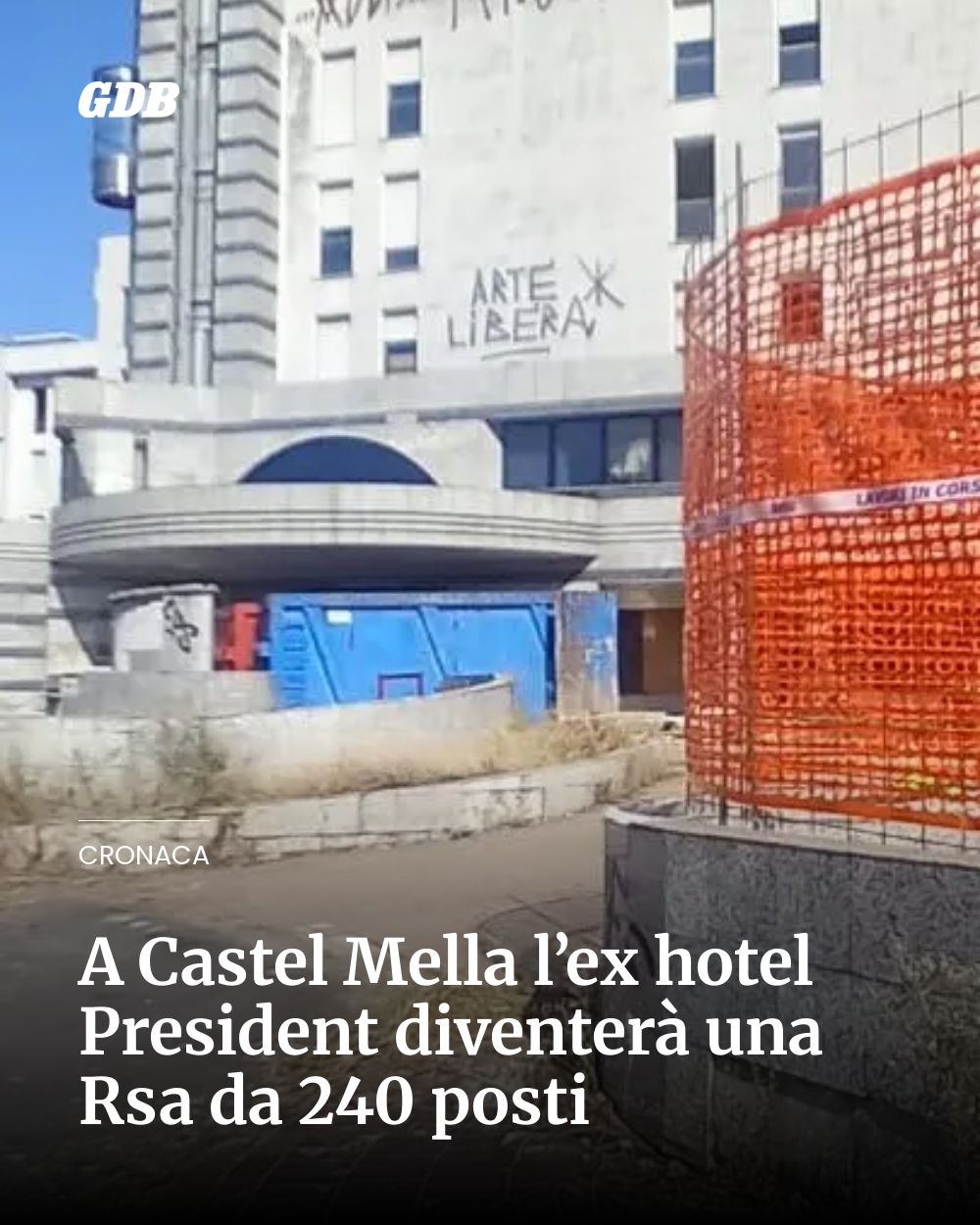 Post Instagram @giornaledibrescia: A Castel Mella l’ex hotel President diventerà una Rsa da 240 posti...