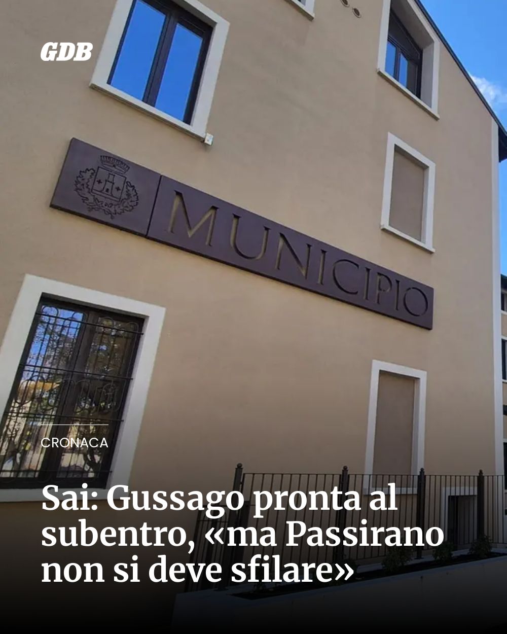 Post Instagram @giornaledibrescia: Sai: Gussago pronta al subentro, «ma Passirano non si deve sfilare»...