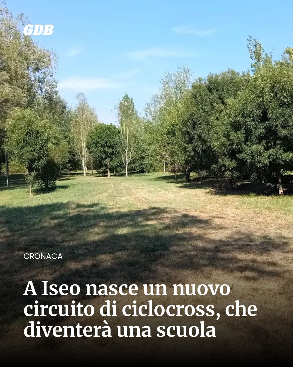 Post Instagram @giornaledibrescia: A Iseo nasce un nuovo circuito di ciclocross, che diventerà una scuola...