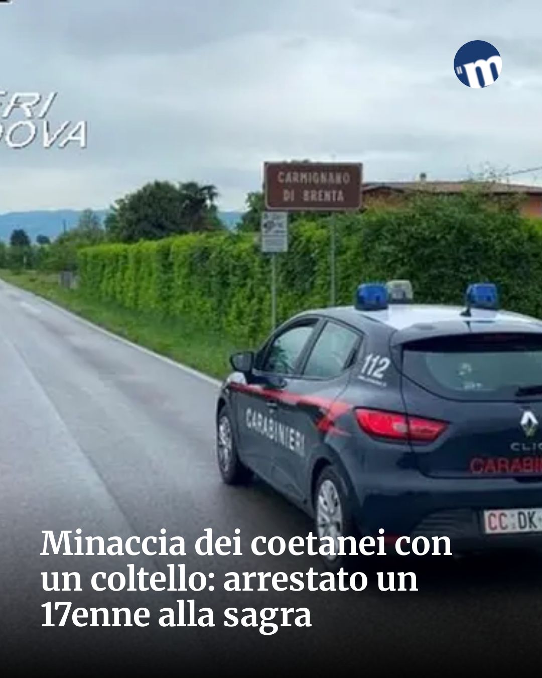 Post Instagram @socialbeat.test: Minaccia dei coetanei con un coltello: arrestato un 17enne alla sagra...