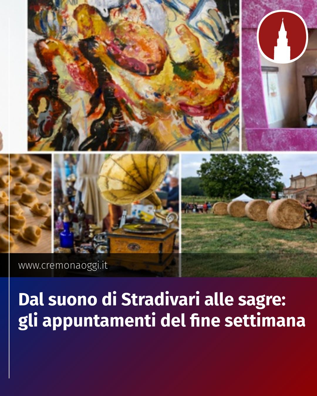 Post Instagram @Cremona_Oggi: Dal suono di Stradivari alle sagre: gli appuntamenti del fine settimana...