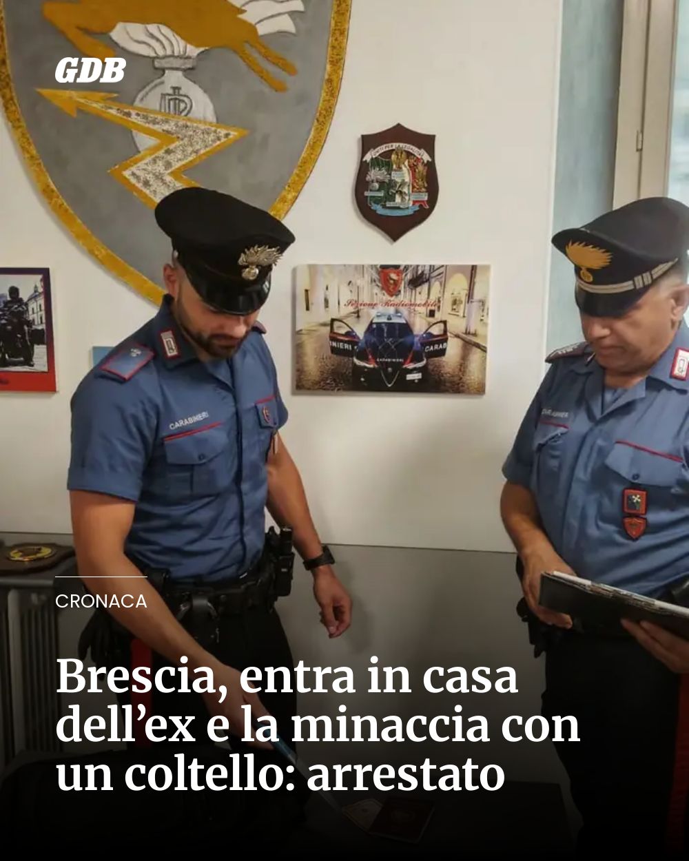 Post Instagram @giornaledibrescia: Brescia, entra in casa dell’ex e la minaccia con un coltello: arrestato...