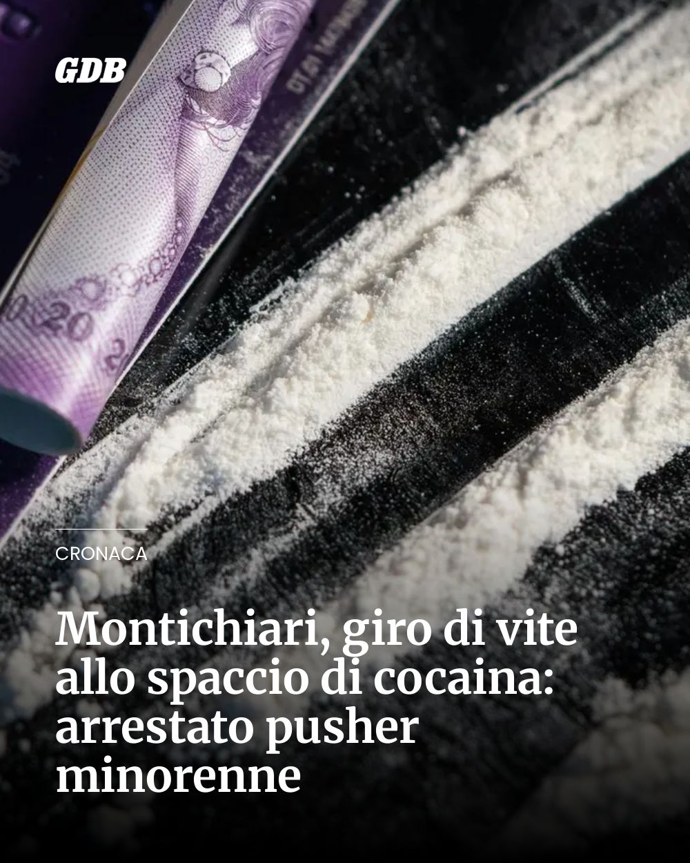 Post Instagram @giornaledibrescia: Montichiari, giro di vite allo spaccio di cocaina: arrestato pusher minorenne...
