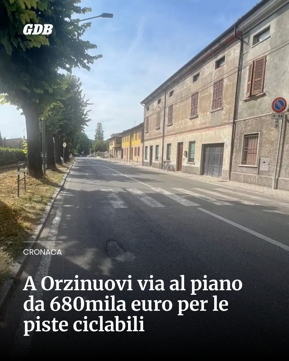Post Instagram @giornaledibrescia: A Orzinuovi via al piano da 680mila euro per le piste ciclabili...