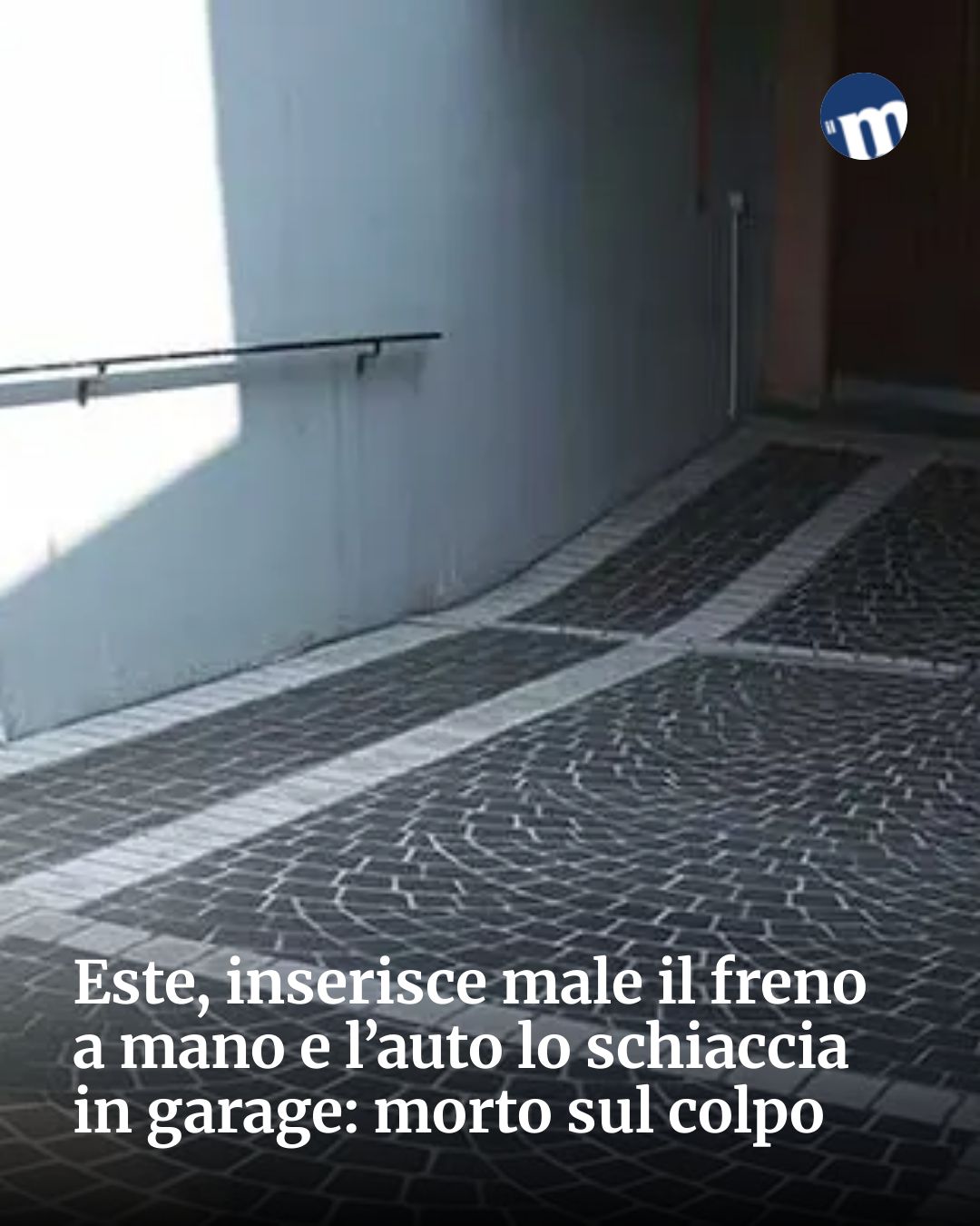 Post Instagram @socialbeat.test: Este, inserisce male il freno a mano e l’auto lo schiaccia in garage: morto sul colpo...