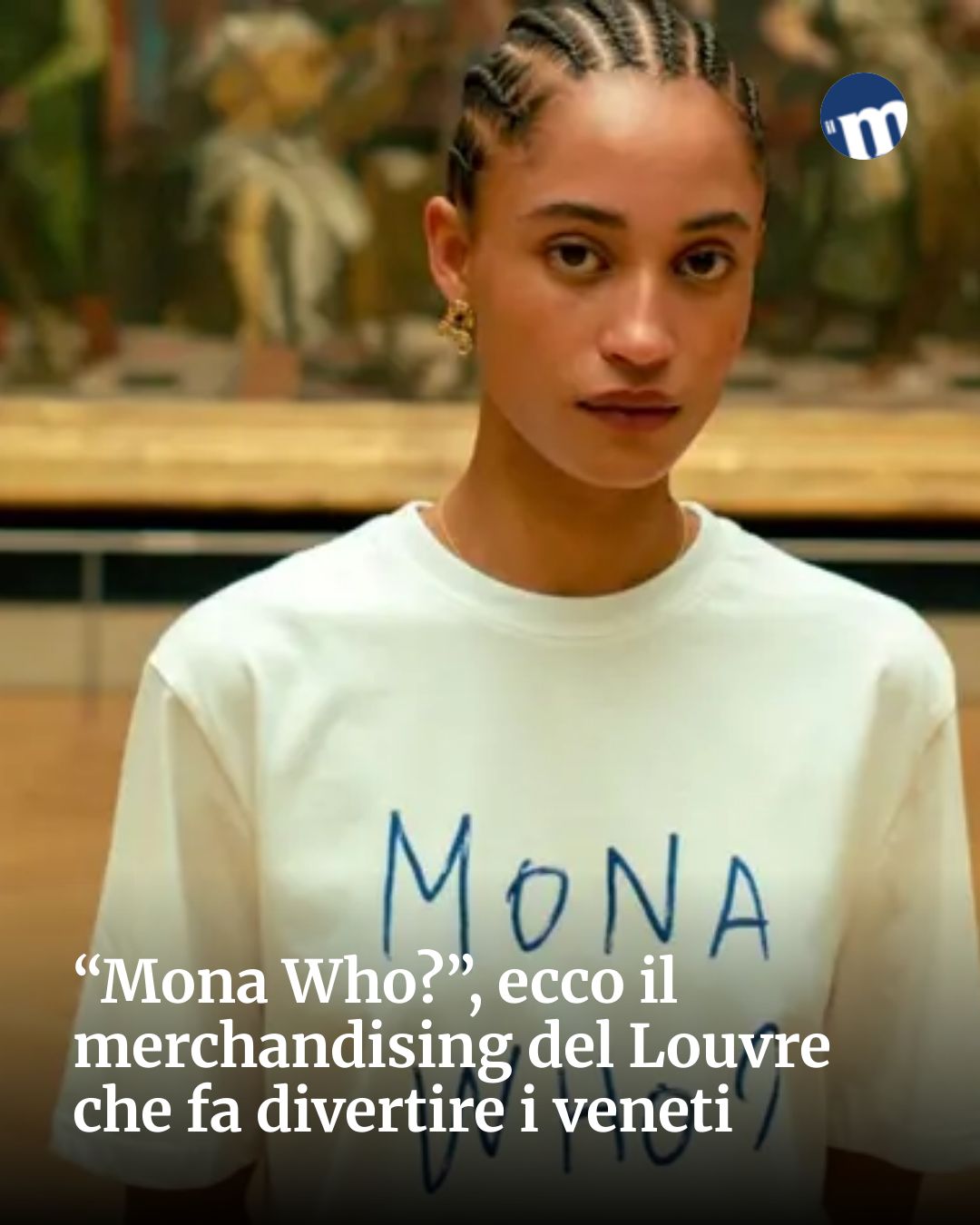 Post Instagram @socialbeat.test: “Mona Who?”, ecco il merchandising del Louvre che fa divertire i veneti...