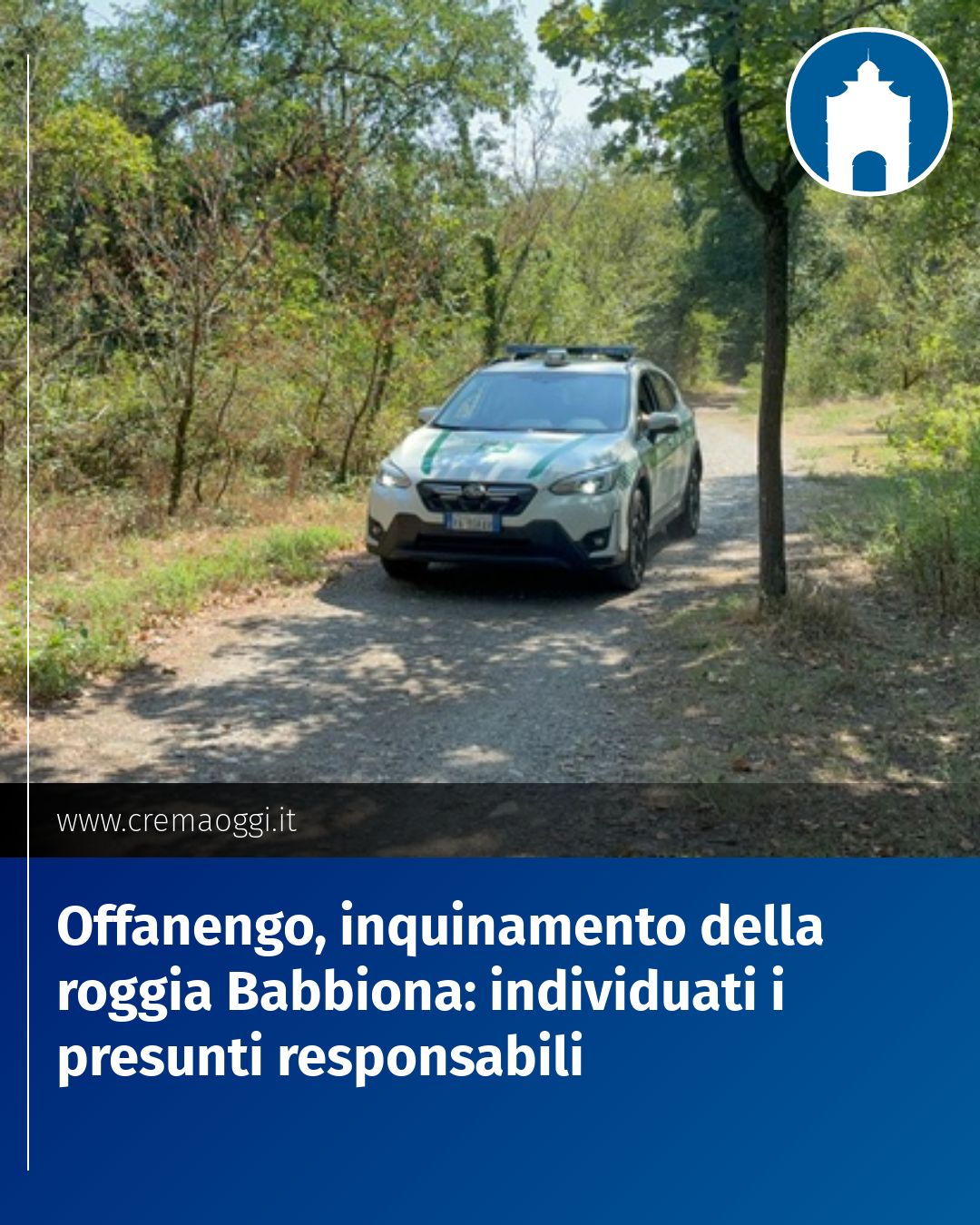 Post Instagram @redazione@cremaoggi.it: Offanengo, inquinamento della roggia Babbiona: individuati i presunti responsabili...