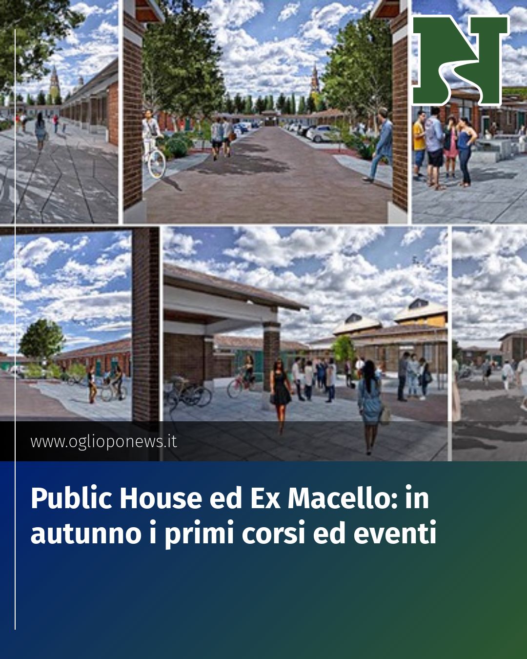 Post Instagram @redazione@oglioponews.it: Public House ed Ex Macello: in autunno i primi corsi ed eventi...