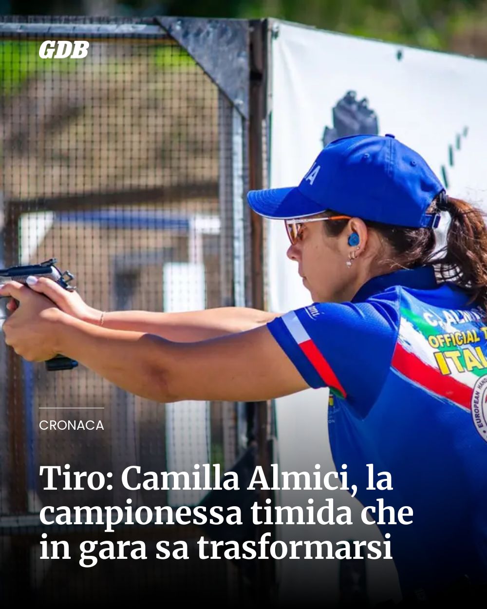 Post Instagram @giornaledibrescia: Tiro: Camilla Almici, la campionessa timida che in gara sa trasformarsi...