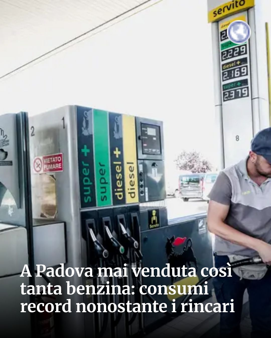 Post Instagram @socialbeat.test: A Padova mai venduta così tanta benzina: consumi record nonostante i rincari...