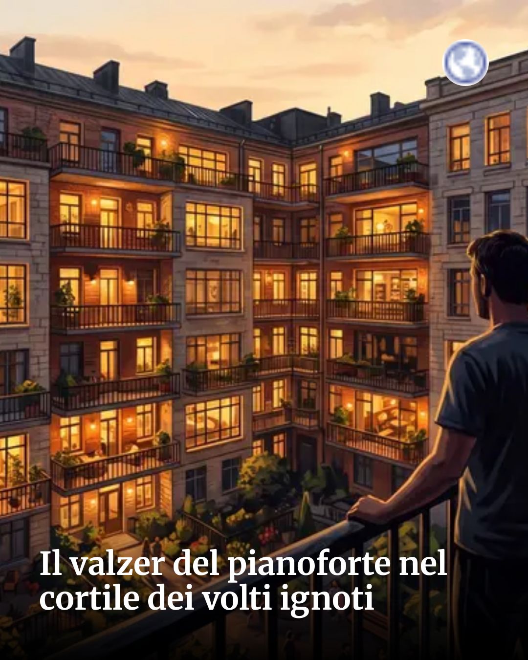 Post Instagram @socialbeat.test: Il valzer del pianoforte nel cortile dei volti ignoti...