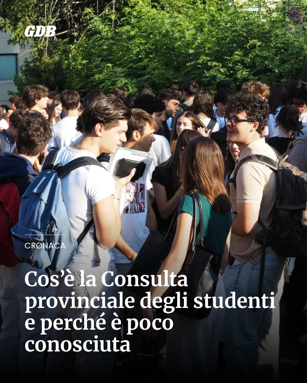 Post Instagram @giornaledibrescia: Cos’è la Consulta provinciale degli studenti e perché è poco conosciuta...