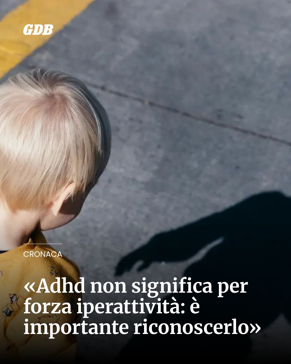 Post Instagram @giornaledibrescia: «Adhd non significa per forza iperattività: è importante riconoscerlo»...