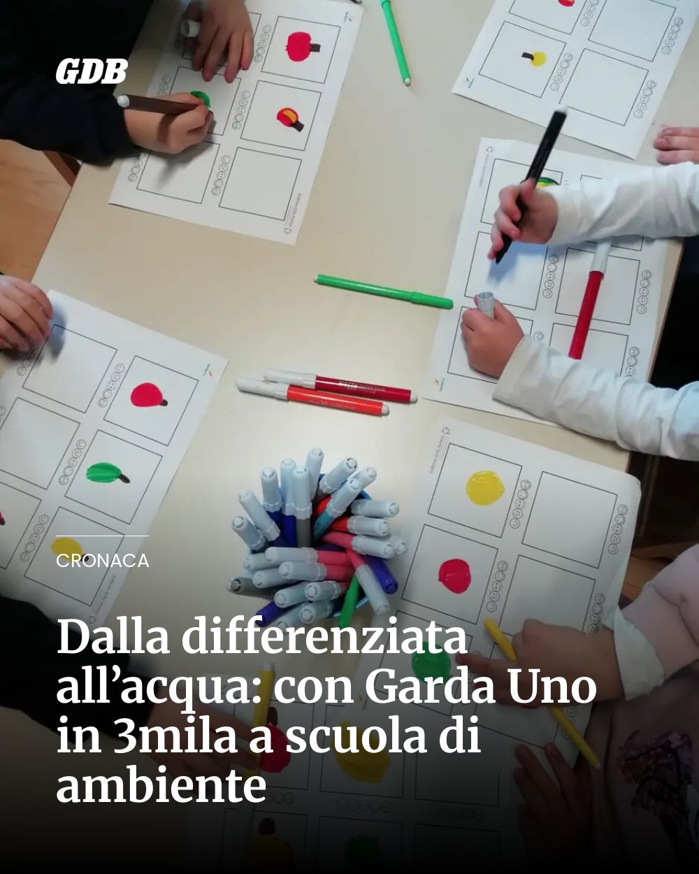 Post Instagram @giornaledibrescia: Dalla differenziata all’acqua: con Garda Uno in 3mila a scuola di ambiente...