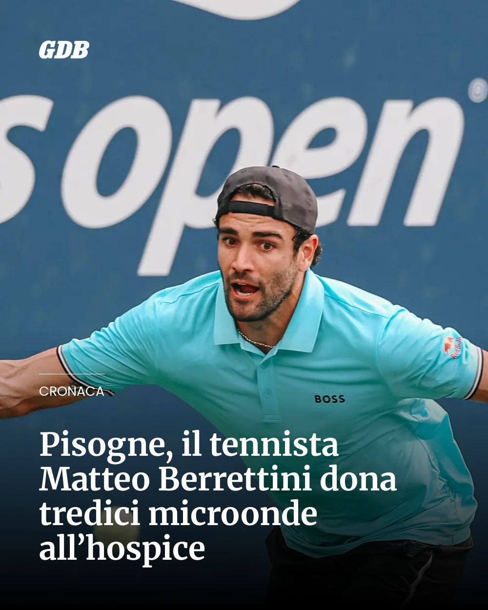 Post Instagram @giornaledibrescia: Pisogne, il tennista Matteo Berrettini dona tredici microonde all’hospice...