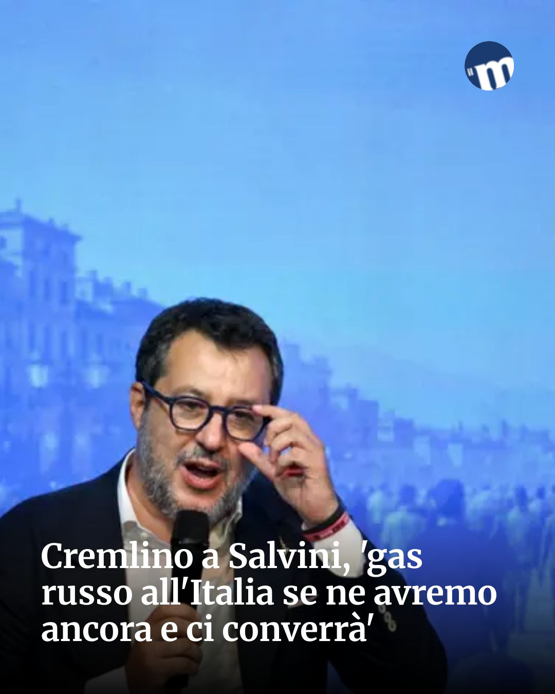 Post Instagram @socialbeat.test: Cremlino a Salvini, 'gas russo all'Italia se ne avremo ancora e ci converrà'...