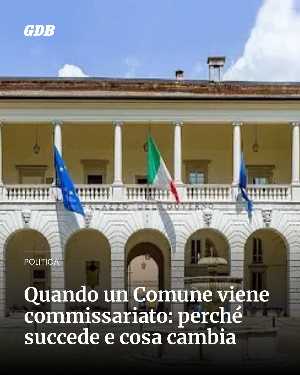 Post Instagram @giornaledibrescia: Quando un Comune viene commissariato: perché succede e cosa cambia...