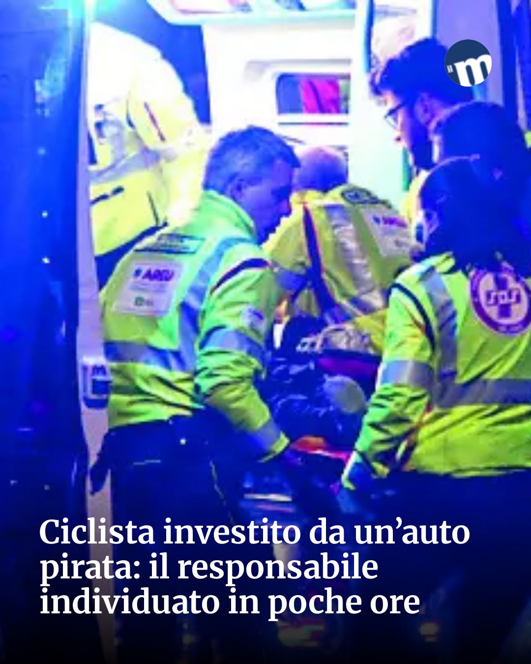 Post Instagram @socialbeat.test: Ciclista investito da un’auto pirata: il responsabile individuato in poche ore...