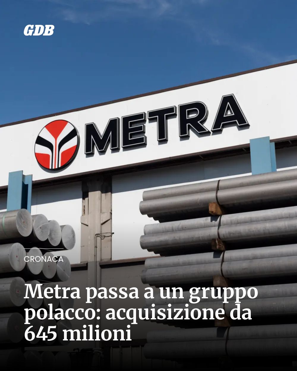 Post Instagram @giornaledibrescia: Metra passa a un gruppo polacco: acquisizione da 645 milioni...
