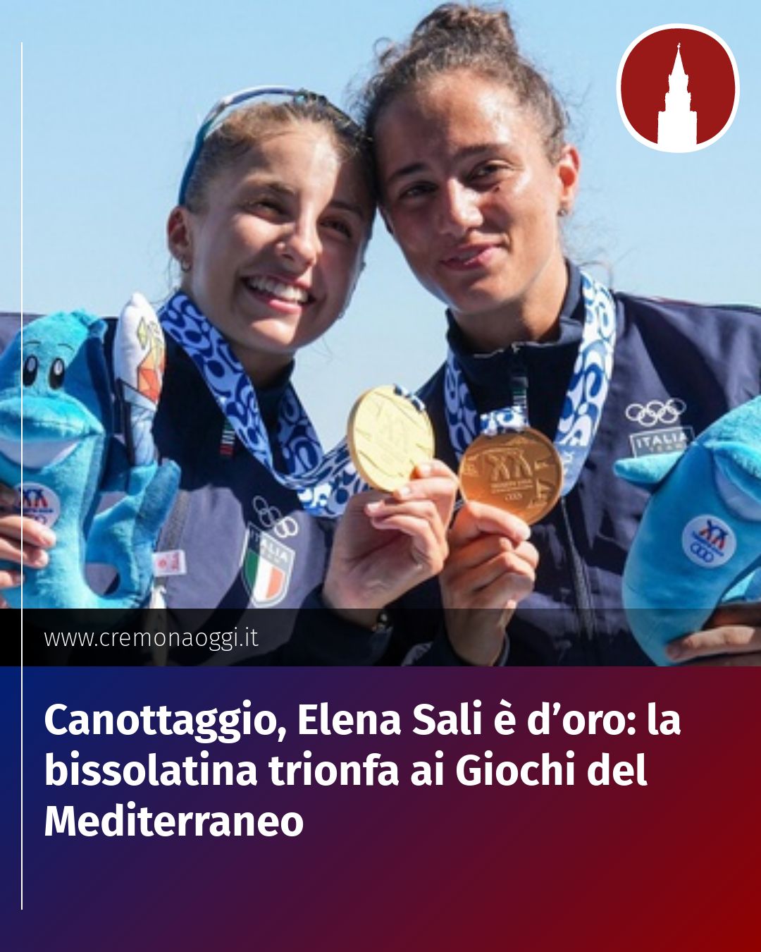 Canottaggio, Elena Sali è d’oro: la bissolatina trionfa ai Giochi del Mediterraneo...