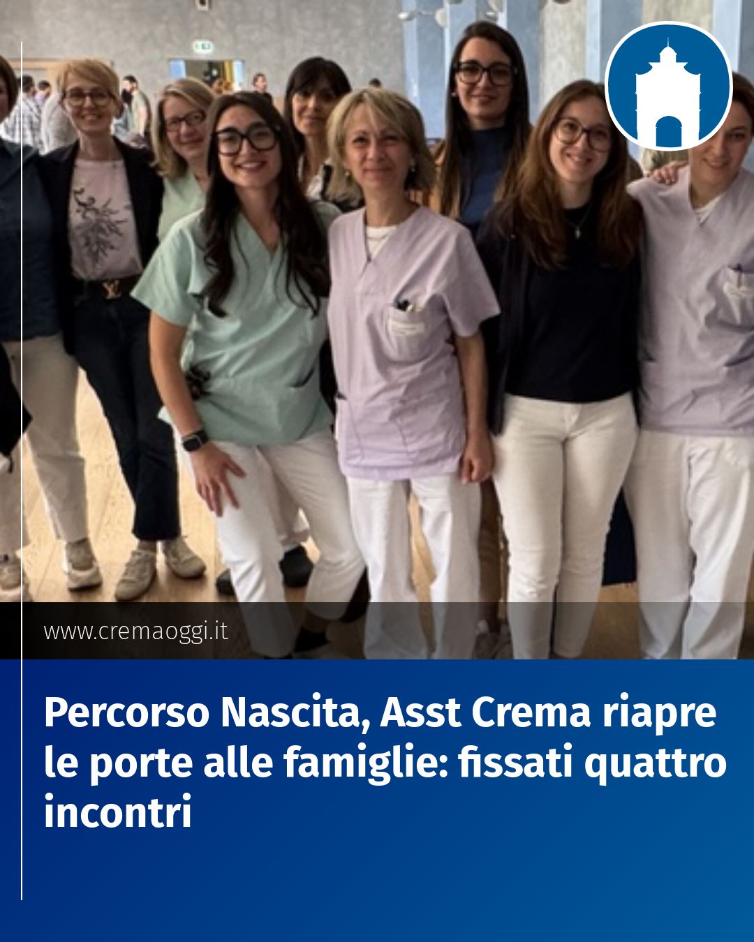 Post Instagram @redazione@cremaoggi.it: Percorso Nascita, Asst Crema riapre le porte alle famiglie: fissati quattro incontri...