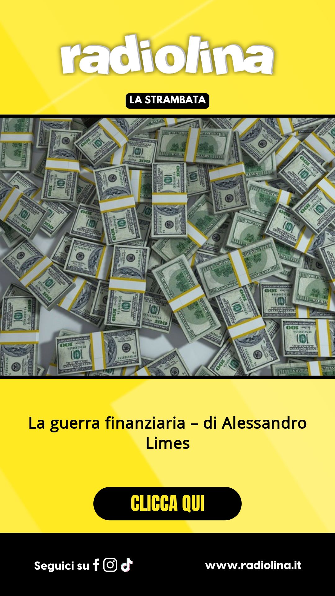La guerra finanziaria – di Alessandro Limes...