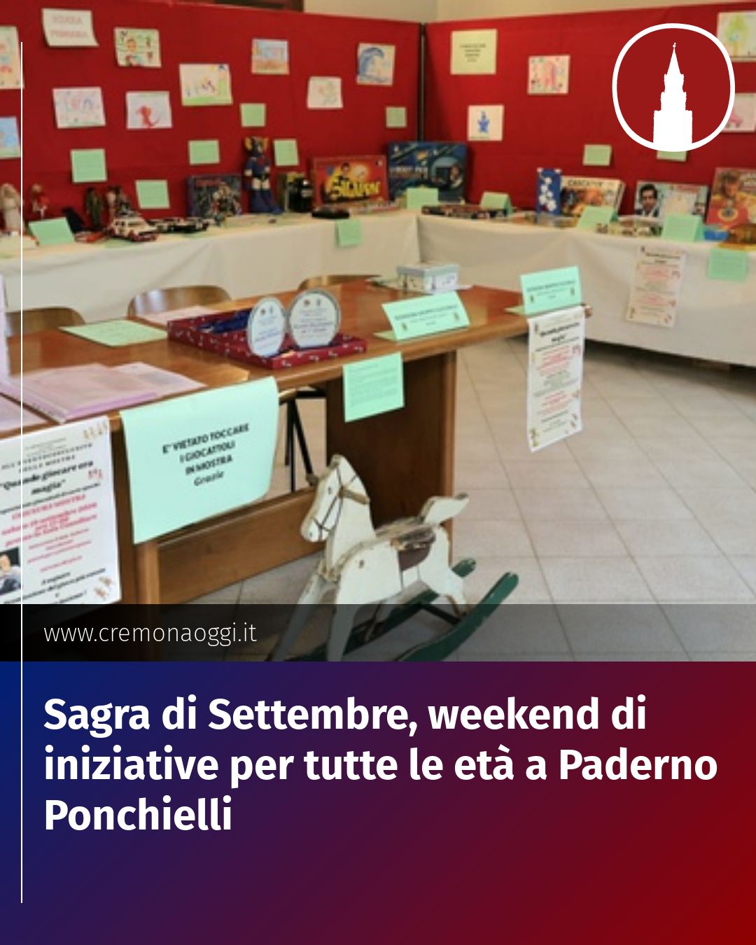 Post Instagram @Cremona_Oggi: Sagra di Settembre, weekend di iniziative per tutte le età a Paderno Ponchielli...