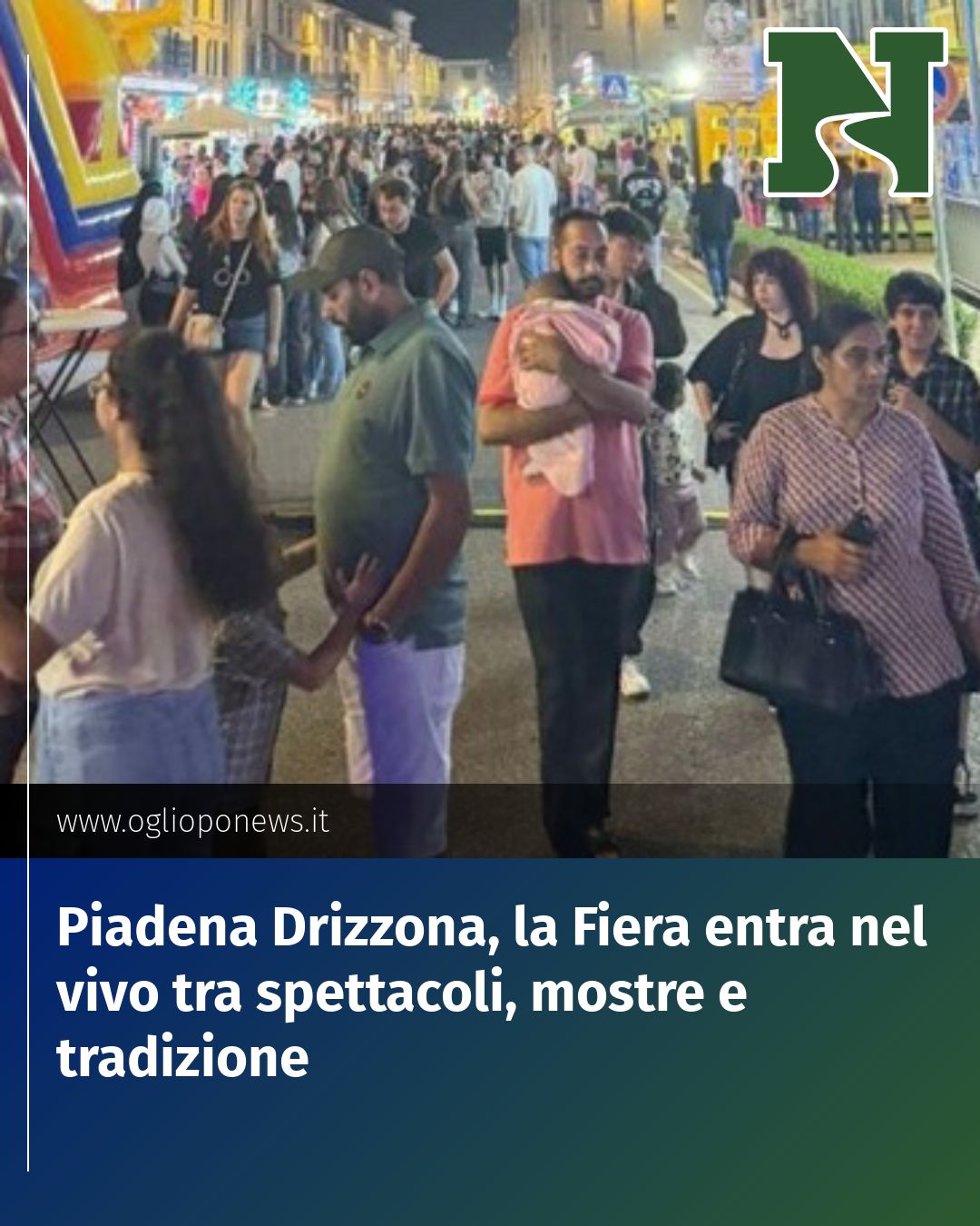 Post Instagram @redazione@oglioponews.it: Piadena Drizzona, la Fiera entra nel vivo tra spettacoli, mostre e tradizione...
