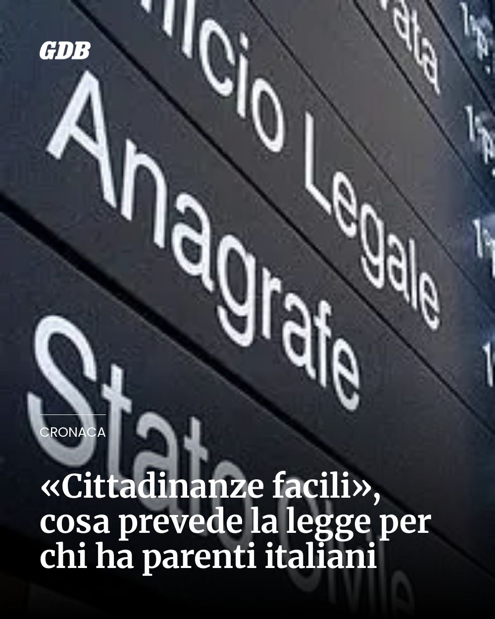 Post Instagram @giornaledibrescia: «Cittadinanze facili», cosa prevede la legge per chi ha parenti italiani...