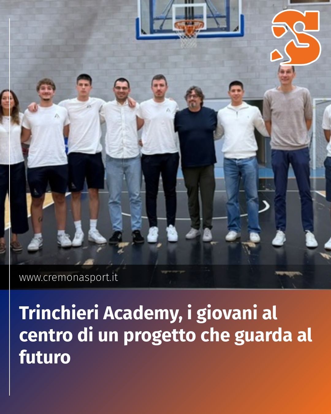 Post Instagram @Cremona_Sport: Trinchieri Academy, i giovani al centro di un progetto che guarda al futuro...