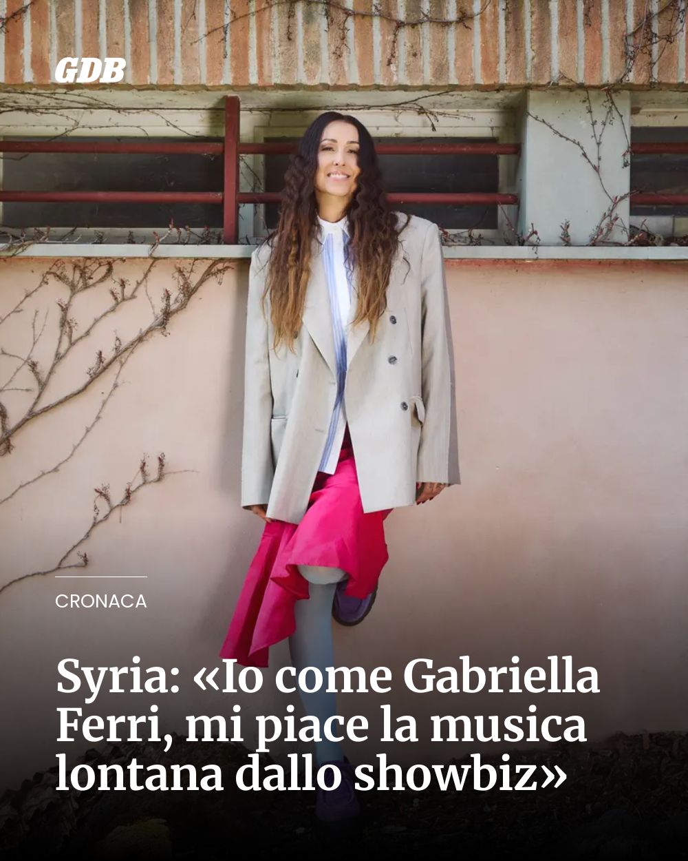 Post Instagram @giornaledibrescia: Syria: «Io come Gabriella Ferri, mi piace la musica lontana dallo showbiz»...