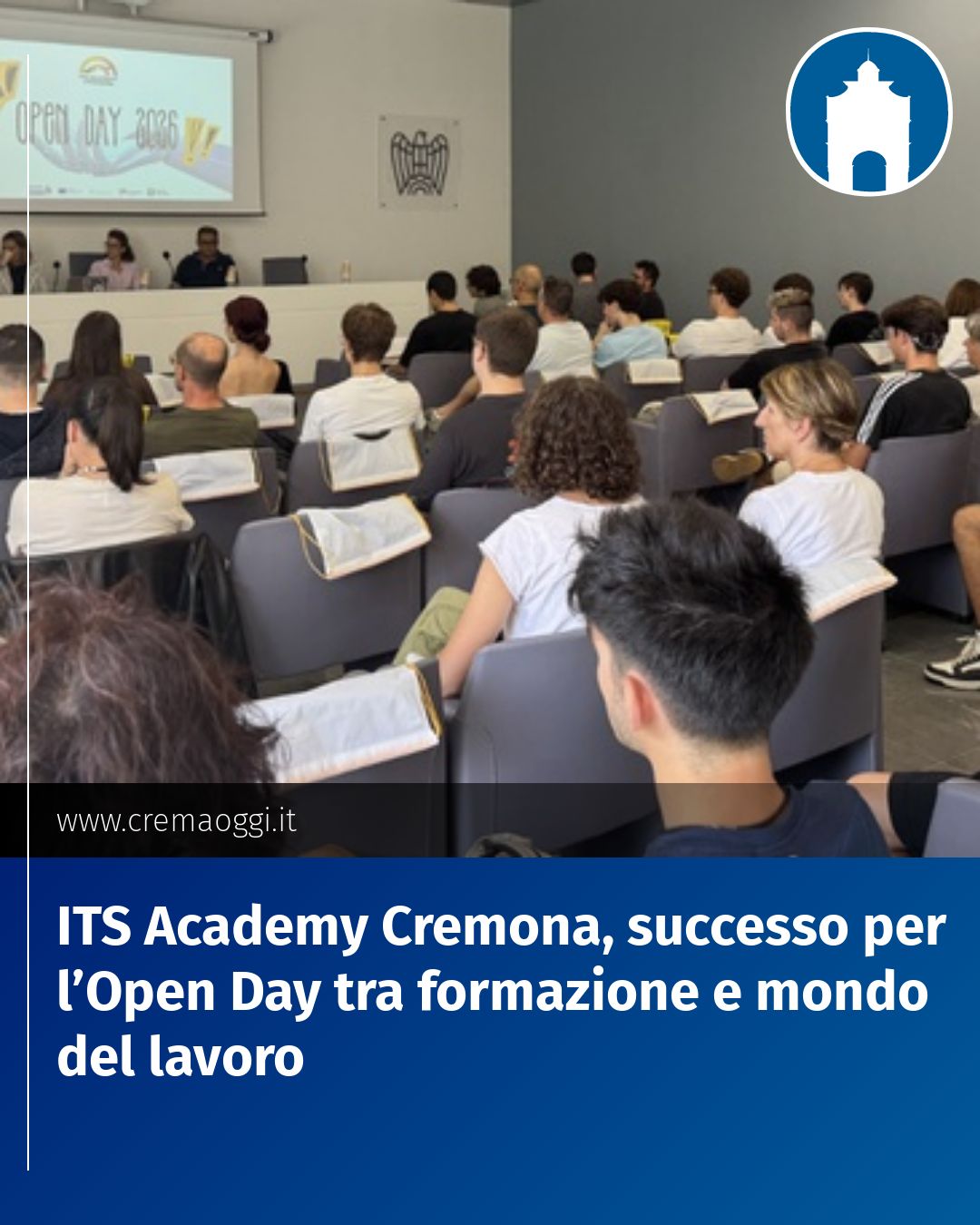 Post Instagram @redazione@cremaoggi.it: ITS Academy Cremona, successo per l’Open Day tra formazione e mondo del lavoro...