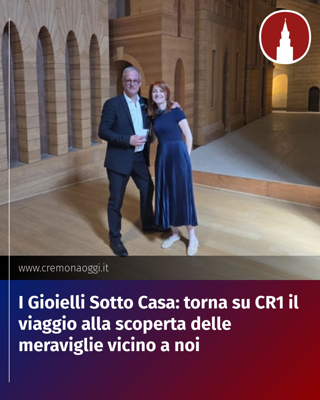 Post Instagram @Cremona_Oggi: I Gioielli Sotto Casa: torna su CR1 il viaggio alla scoperta delle meraviglie vicino a noi...