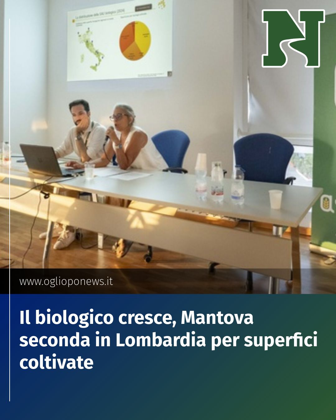 Post Instagram @redazione@oglioponews.it: Il biologico cresce, Mantova seconda in Lombardia per superfici coltivate...