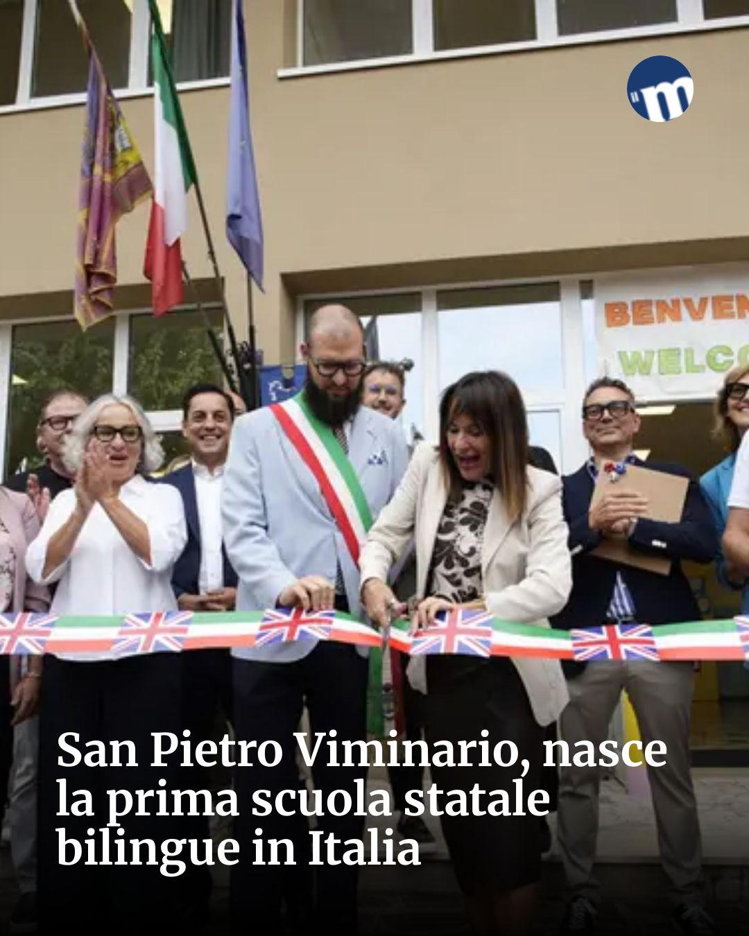 Post Instagram @socialbeat.test: San Pietro Viminario, nasce la prima scuola statale bilingue in Italia...