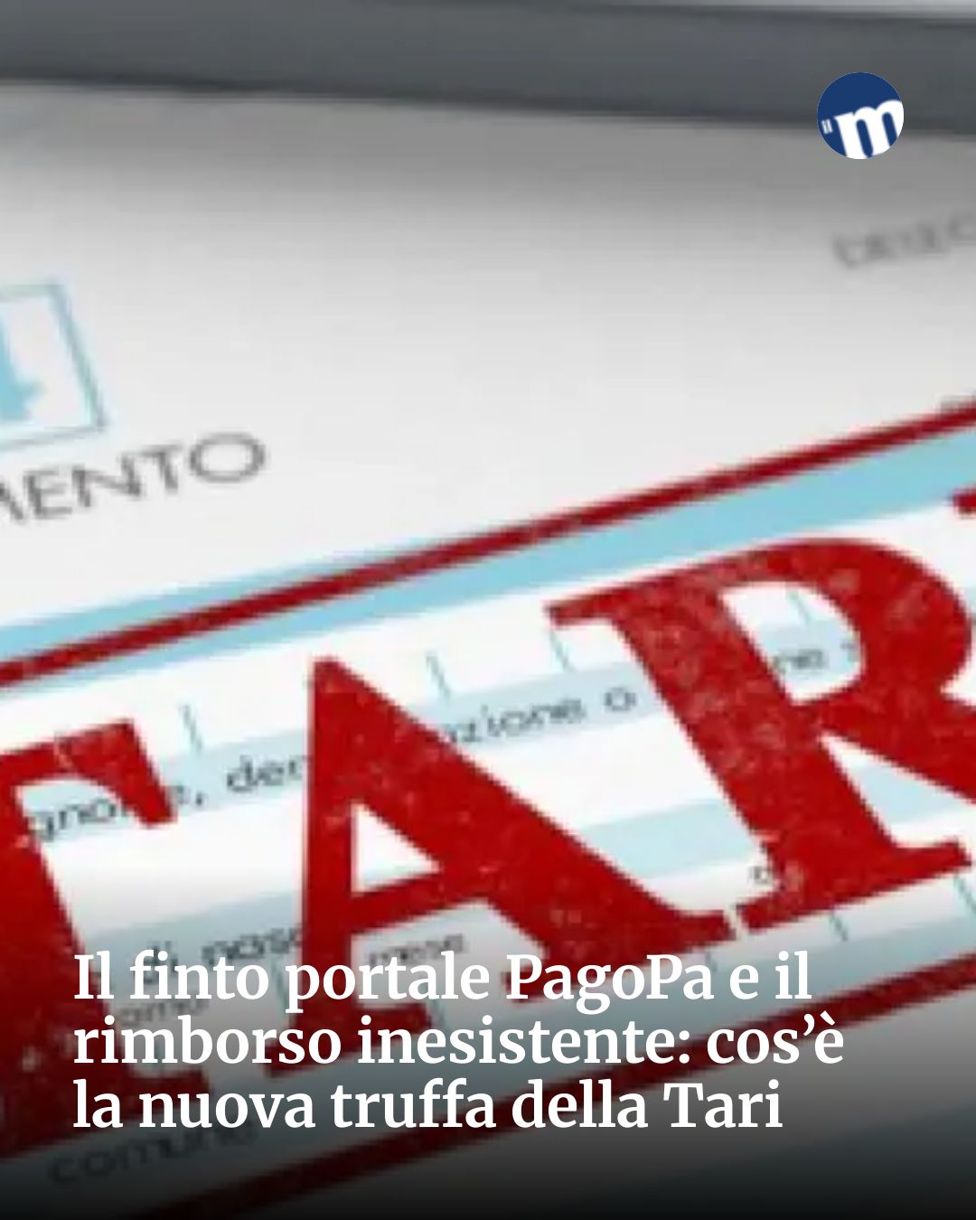 Post Instagram @socialbeat.test: Il finto portale PagoPa e il rimborso inesistente: cos’è la nuova truffa della Tari...