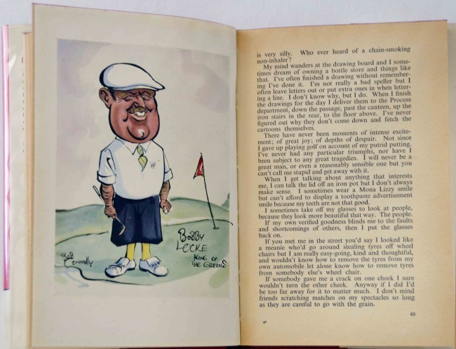 The Bob Connolly Story Inscribed With Little Man Cartoon Auction