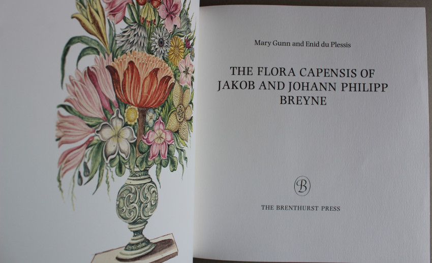 The Flora Capensis Of Jakob And Johann Philipp Breyne Auction 96